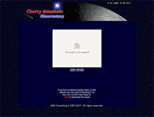 Tablet Screenshot of cherrymountainobservatory.com